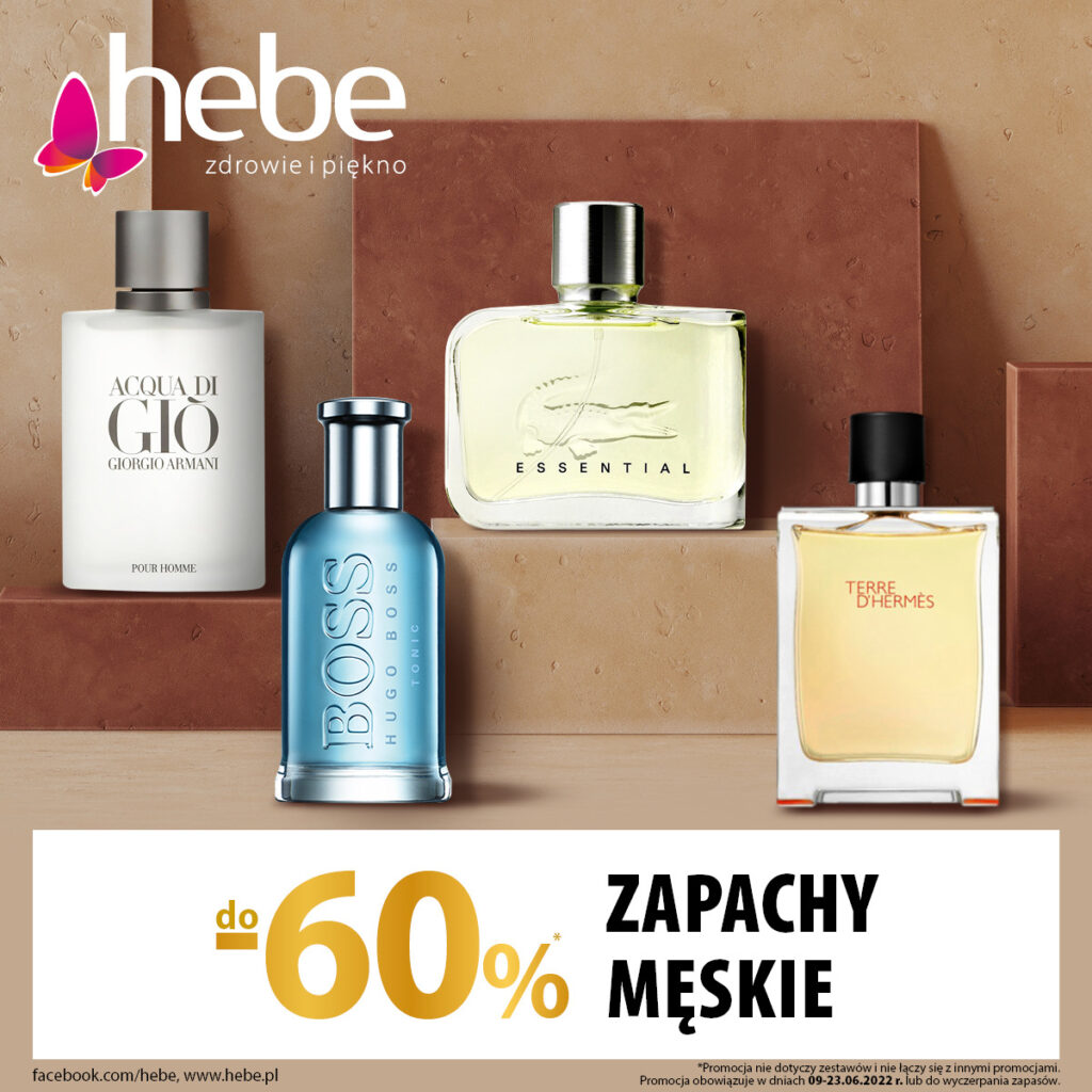 ZAPACHY MĘSKIE DO -60%* | Galeria Gorlicka